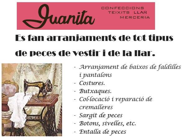Arranjament de tot tipus de peces de roba