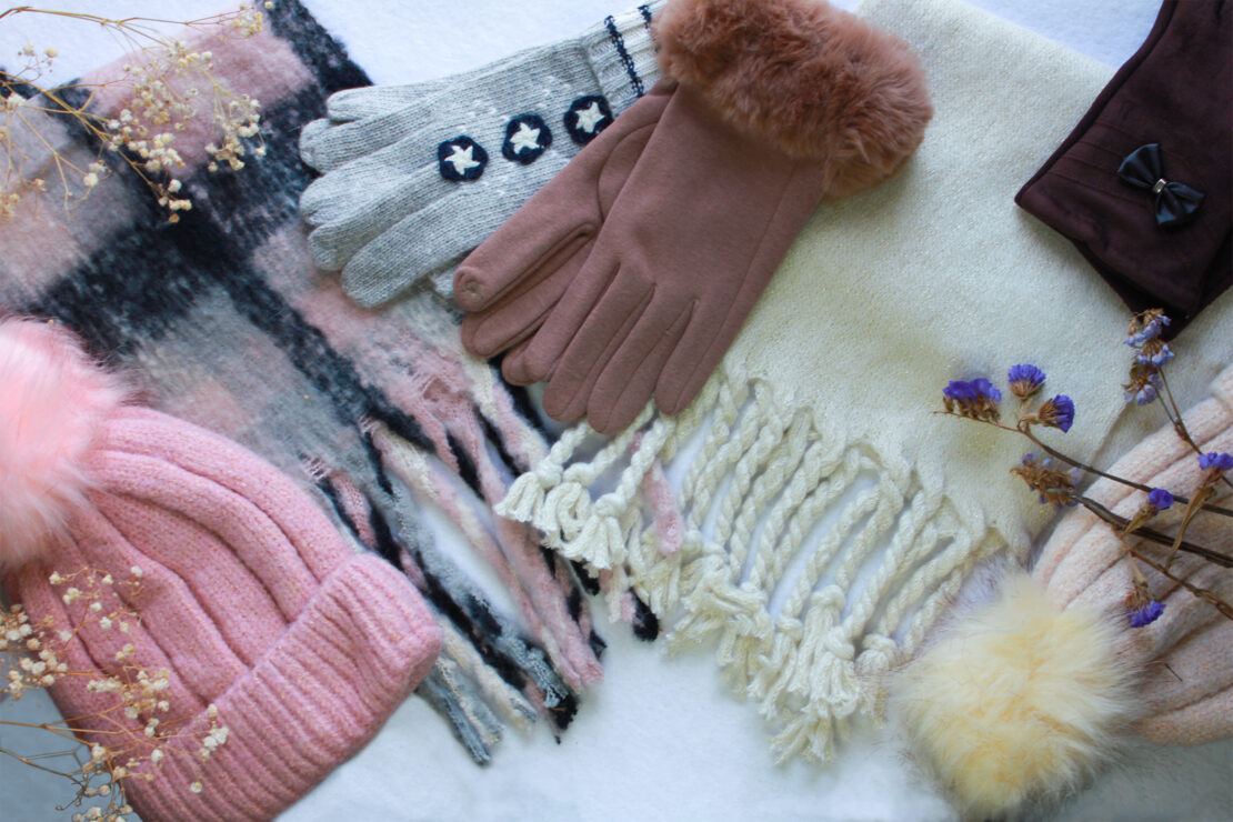 Gorro guantes bufanda invierno